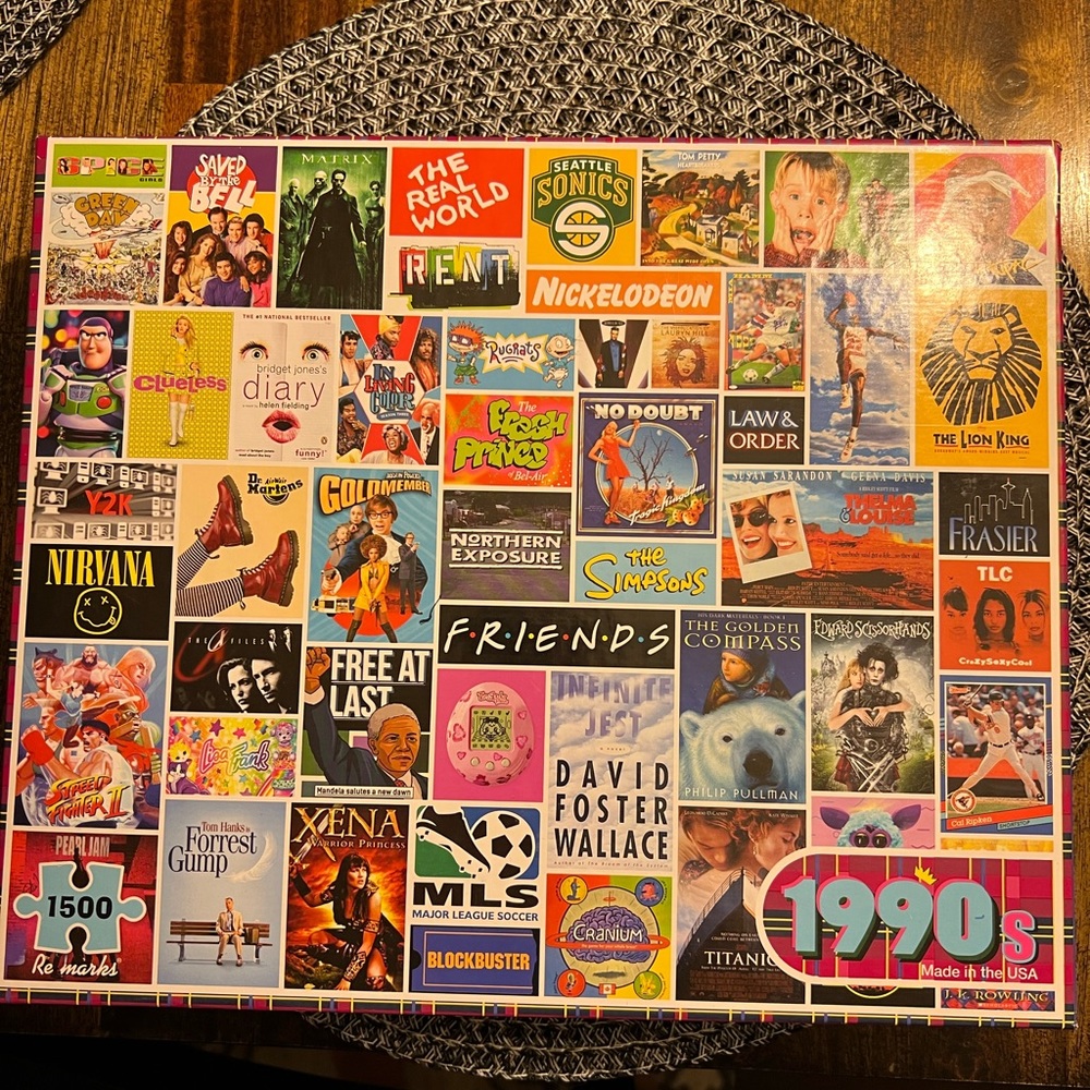 1990s Puzzle 1500 Pieces - Picture 1 of 2